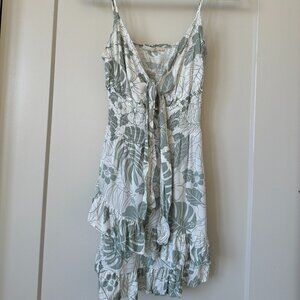 Ocean Drive Palm Leaf Sundress